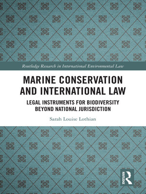 cover image of Marine Conservation and International Law